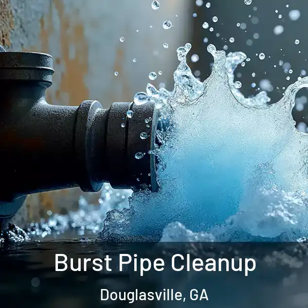  Burst Pipe Cleanup Douglasville, GA
