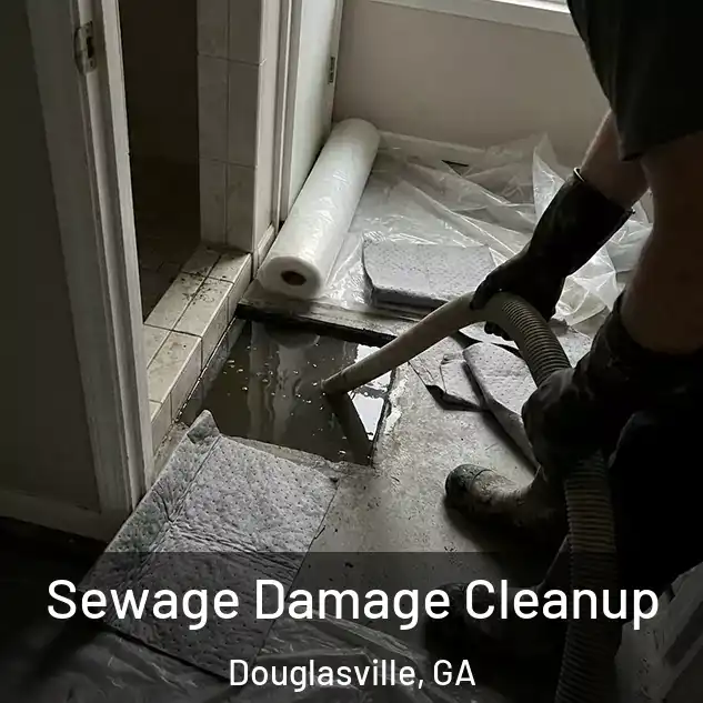  Sewage Damage Cleanup Douglasville, GA