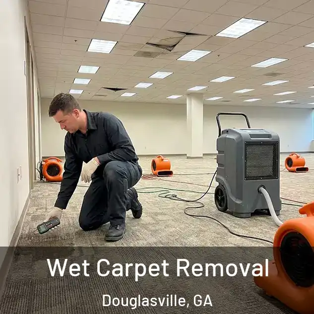  Wet Carpet Removal Douglasville, GA